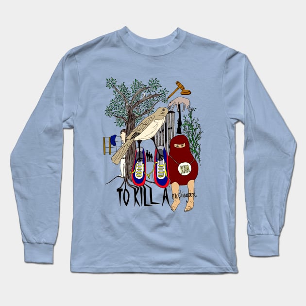 To Kill a Mockingbird (colour) Long Sleeve T-Shirt by louweasely